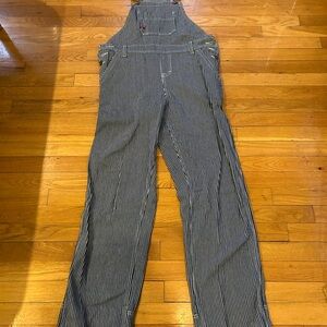 Dickies Blue Striped Women's Overalls
